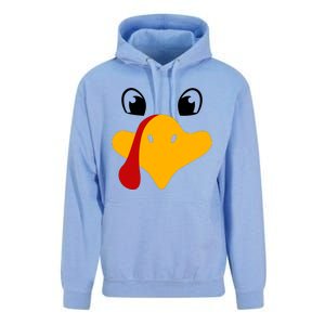 Cute Turkey Face Unisex Surf Hoodie