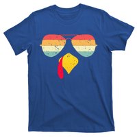 Cool Turkey Face With Sunglasses Funny Thanksgiving T-Shirt