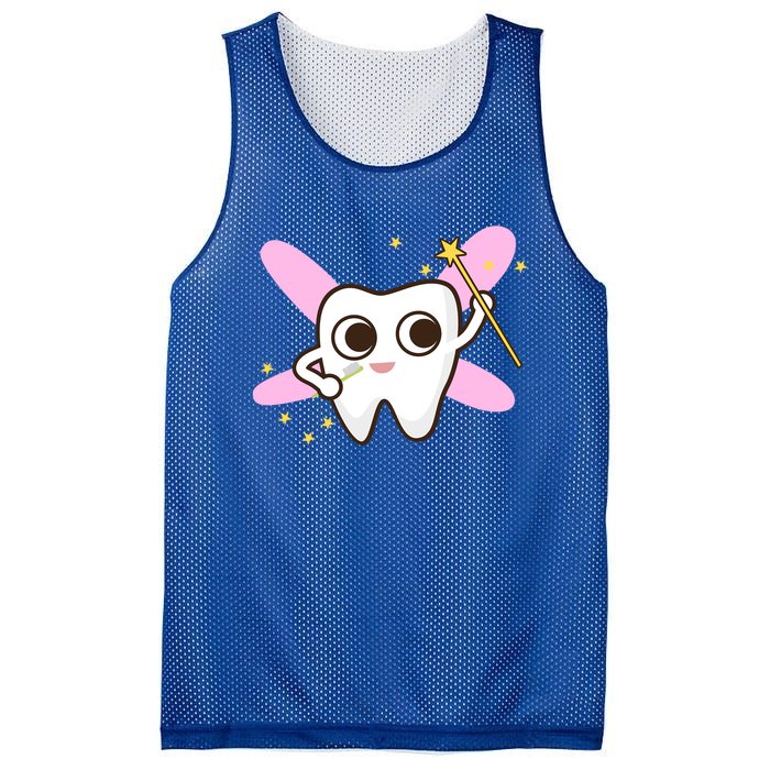 Cute Tooth Fairy Dental Tees And Great Gift Mesh Reversible Basketball Jersey Tank