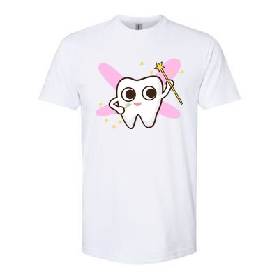 Cute Tooth Fairy Dental Tees And Great Gift Softstyle CVC T-Shirt