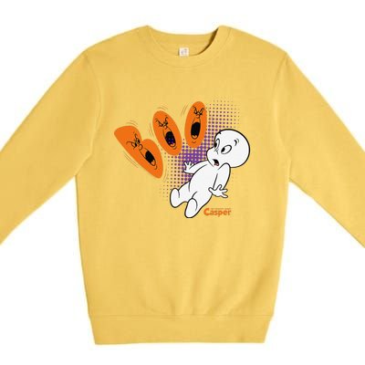 Casper The Friendly Ghost Halloween Boo Premium Crewneck Sweatshirt