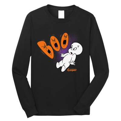 Casper The Friendly Ghost Halloween Boo Long Sleeve Shirt