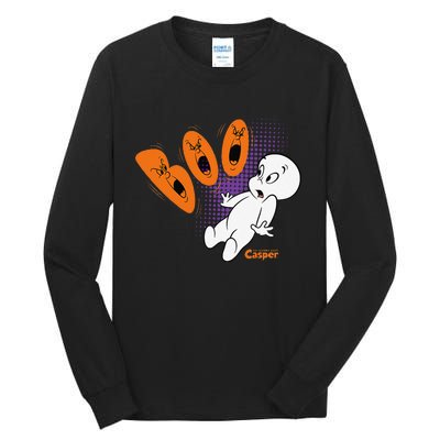 Casper The Friendly Ghost Halloween Boo Tall Long Sleeve T-Shirt