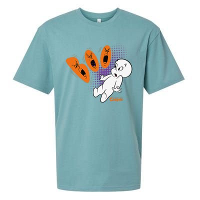 Casper The Friendly Ghost Halloween Boo Sueded Cloud Jersey T-Shirt