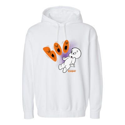 Casper The Friendly Ghost Halloween Boo Garment-Dyed Fleece Hoodie