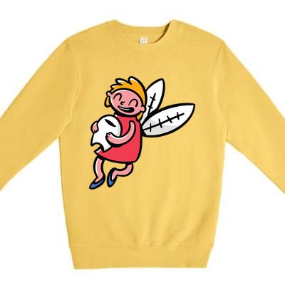 Cute Tooth Fairy I I Dentist I Tooth Fairy Gift Premium Crewneck Sweatshirt