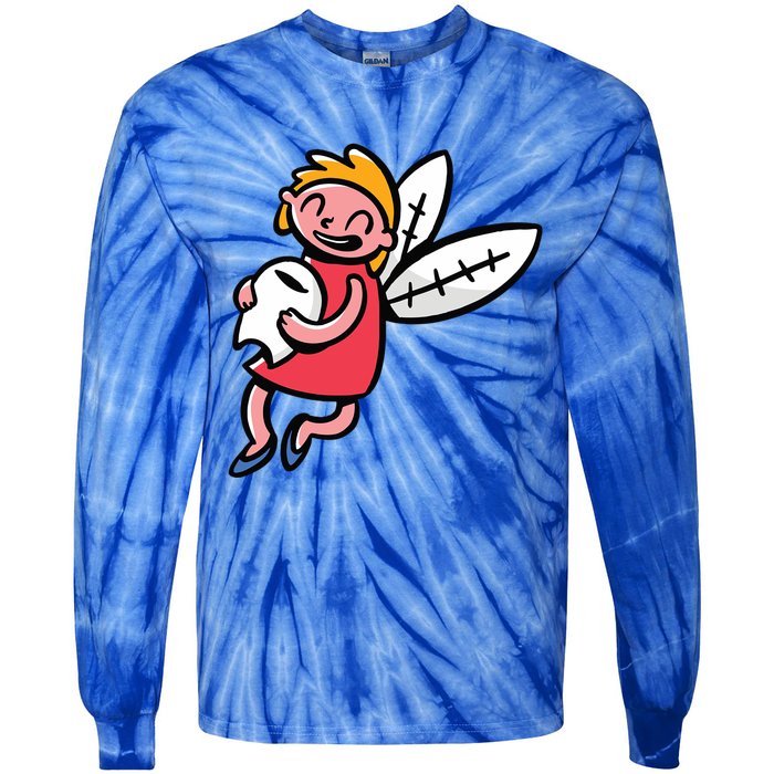 Cute Tooth Fairy I I Dentist I Tooth Fairy Gift Tie-Dye Long Sleeve Shirt