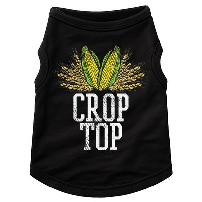 Crop Top Farm Pun Corn Farming Agriculture Funny Farmer Doggie Tank