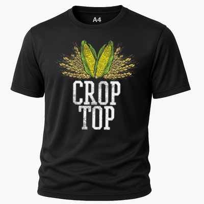 Crop Top Farm Pun Corn Farming Agriculture Funny Farmer Performance Shirt