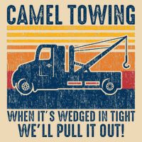 Camel Towing Funny Tow Truck Drawstring Bag