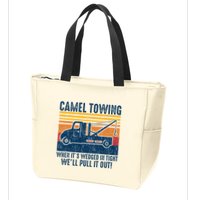 Camel Towing Funny Tow Truck Zip Tote Bag