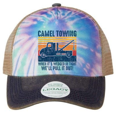 Camel Towing Funny Tow Truck Legacy Tie Dye Trucker Hat