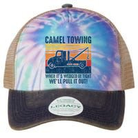 Camel Towing Funny Tow Truck Legacy Tie Dye Trucker Hat