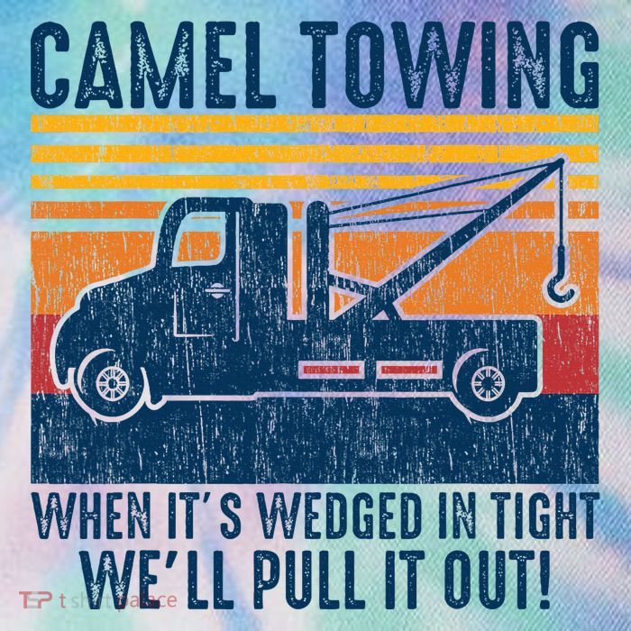Camel Towing Funny Tow Truck Legacy Tie Dye Trucker Hat