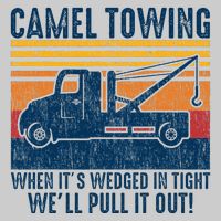 Camel Towing Funny Tow Truck Tie-Dye T-Shirt