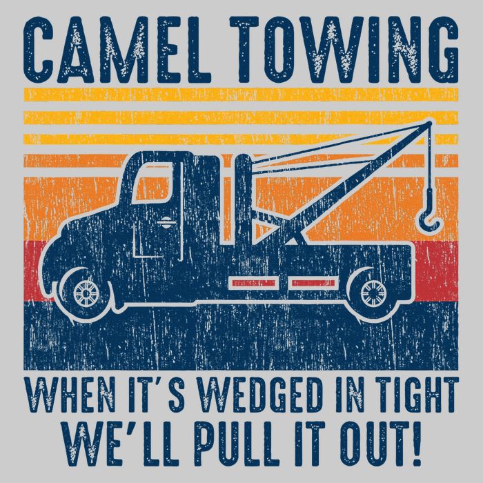 Camel Towing Funny Tow Truck Tie-Dye T-Shirt