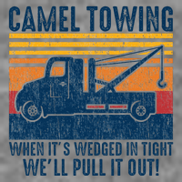 Camel Towing Funny Tow Truck Hooded Wearable Blanket