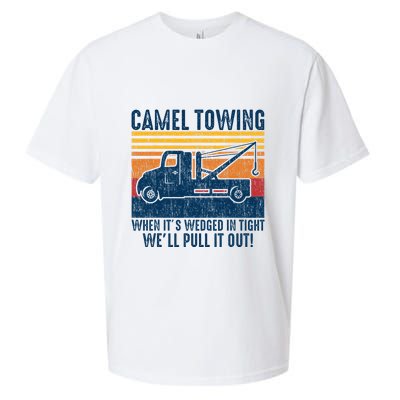 Camel Towing Funny Tow Truck Sueded Cloud Jersey T-Shirt