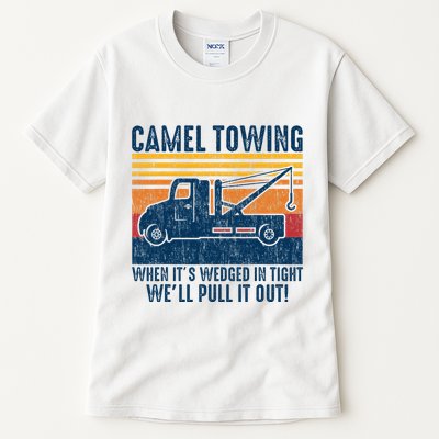 Camel Towing Funny Tow Truck Tall T-Shirt