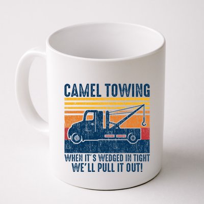 Camel Towing Funny Tow Truck Mug