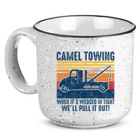 Camel Towing Funny Tow Truck 15oz Campfire Ceramic Mug