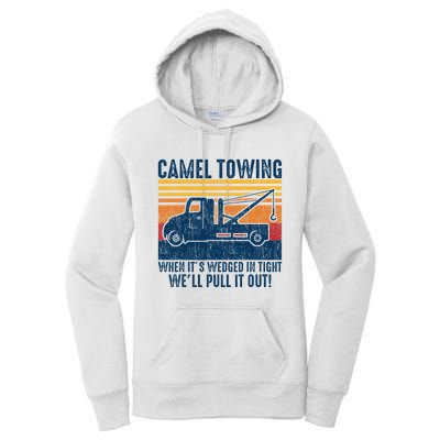 Camel Towing Funny Tow Truck Women's Pullover Hoodie