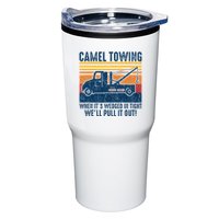 Camel Towing Funny Tow Truck Tumbler