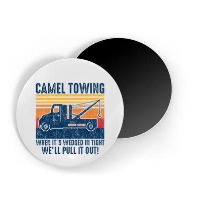 Camel Towing Funny Tow Truck Magnet