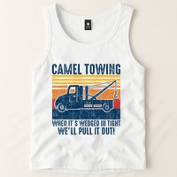 Camel Towing Funny Tow Truck Tank Top