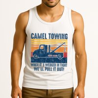 Camel Towing Funny Tow Truck Tank Top