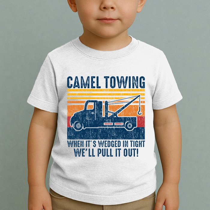 Camel Towing Funny Tow Truck Toddler T-Shirt