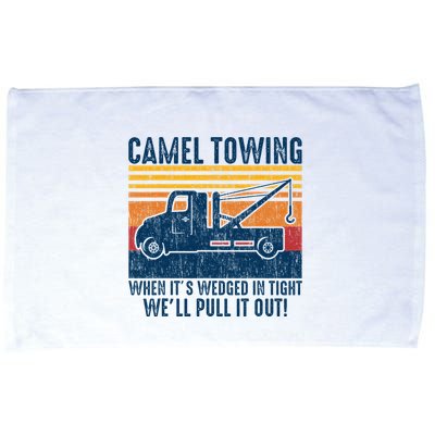 Camel Towing Funny Tow Truck Microfiber Hand Towel