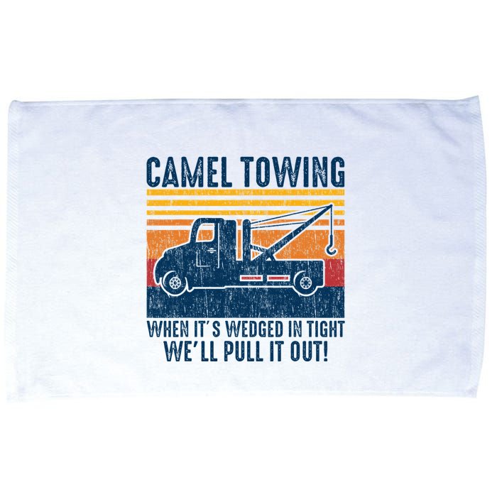 Camel Towing Funny Tow Truck Microfiber Hand Towel