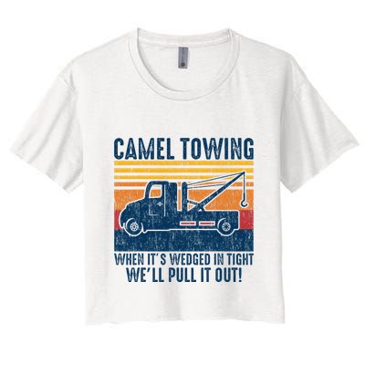 Camel Towing Funny Tow Truck Crop Top