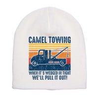 Camel Towing Funny Tow Truck Short Acrylic Beanie