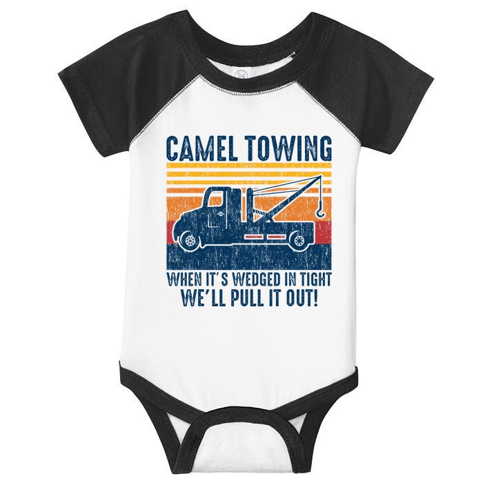 Camel Towing Funny Tow Truck Infant Baby Jersey Bodysuit