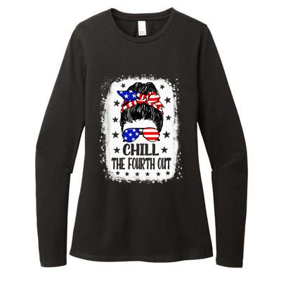 Chill The Fourth Out Funny Patriotic 4th Of July Womens CVC Long Sleeve Shirt