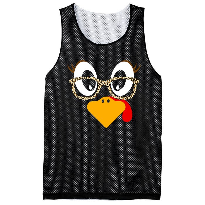 Cute Turkey Face Matching Family Costume Thanksgiving Day Mesh Reversible Basketball Jersey Tank