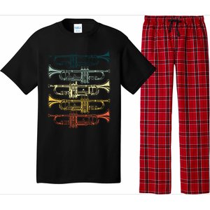 Cool Trumpet For Men Women Marching Band Musician Jazz Music Pajama Set