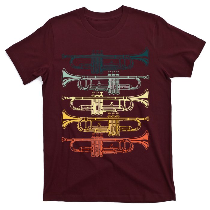 Cool Trumpet For Men Women Marching Band Musician Jazz Music T-Shirt