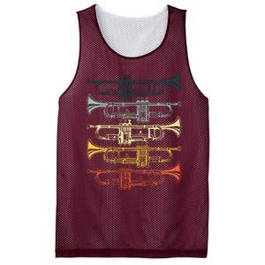 Cool Trumpet For Men Women Marching Band Musician Jazz Music Mesh Reversible Basketball Jersey Tank