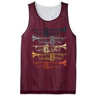 Cool Trumpet For Men Women Marching Band Musician Jazz Music Mesh Reversible Basketball Jersey Tank