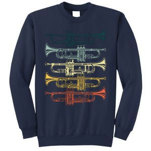 Cool Trumpet For Men Women Marching Band Musician Jazz Music Sweatshirt