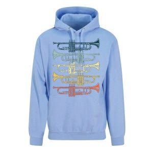 Cool Trumpet For Men Women Marching Band Musician Jazz Music Unisex Surf Hoodie