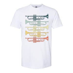 Cool Trumpet For Men Women Marching Band Musician Jazz Music Softstyle CVC T-Shirt