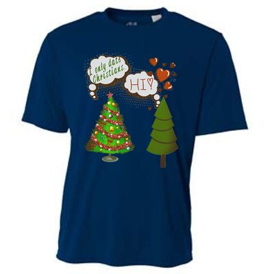 Christmas Tree + Fir Tree In Love Cooling Performance Crew T-Shirt