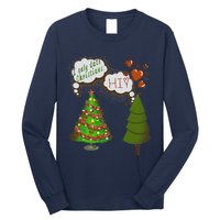 Christmas Tree + Fir Tree In Love Long Sleeve Shirt