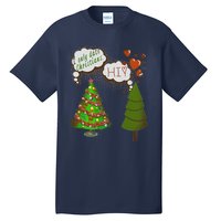 Christmas Tree + Fir Tree In Love Tall T-Shirt