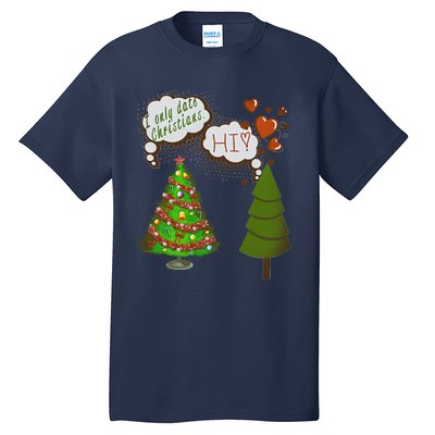 Christmas Tree + Fir Tree In Love Tall T-Shirt