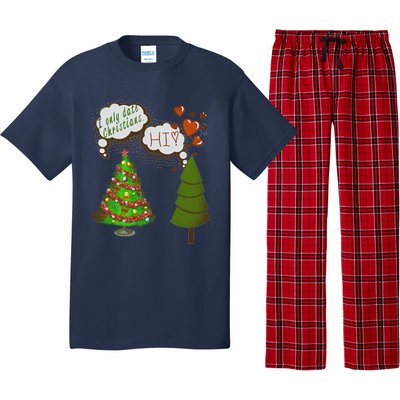 Christmas Tree + Fir Tree In Love Pajama Set